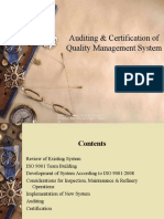 Section 4 Auditing & Certification of QMS