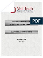 As R-Software lab Manual