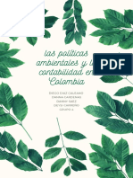 Las Políticas Ambientales y La Contabilidad en Colombia