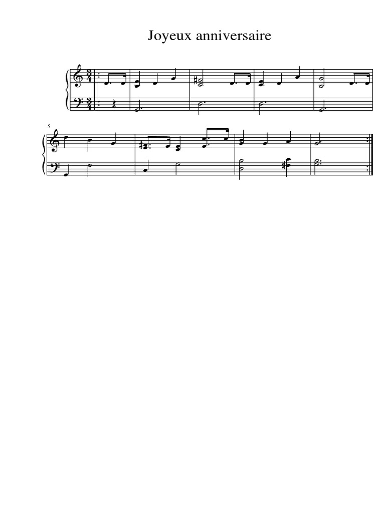 Joyeux Anniversaire Jazz Pdf Pdf
