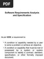 Software Requirements Analysis and Specification