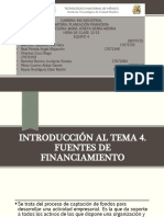 EXPOSICION Tema 4. Fuentes de Financiamiento