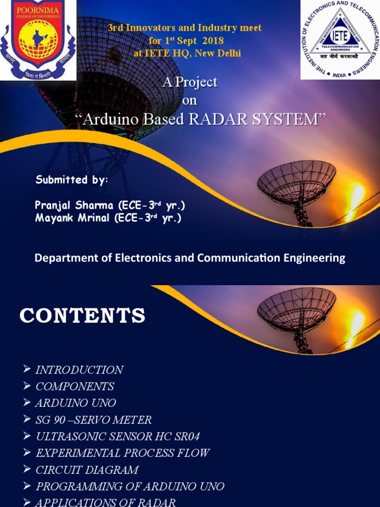 Arduino Based Radar System | PDF