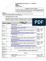 1° Inglés - Pac Cuarto Periodo - Noviembre 01