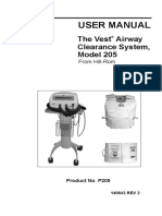 User Manual: The Vest Airway Clearance System, Model 205