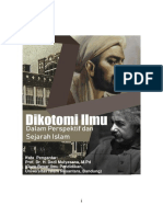 Dikotomi Ilmu Dalam Perspektif Dan Sejarah Islam by Zaenudin Idris, M.A.