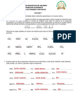 Actividad de Estados de Oxidación