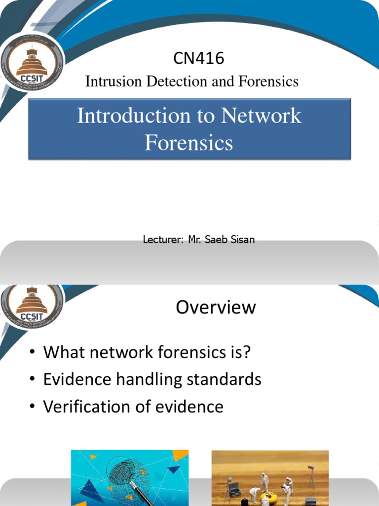 Network Forensics: Concepts and Practices | PDF | Security Engineering ...