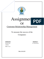 Assignment: Customer Relationship Management