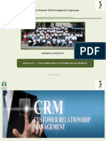 Module 1 - Customer Relationship Management
