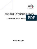 2015 Creative Skillset Employment Survey - March 2016 Summary 1