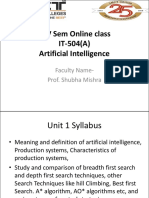 AI Unit I Lecture Notes