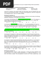 End-Term Questions and Answers