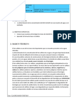 Determinacion de Sulfatos