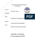 Informe Resistencia de Las Plantas