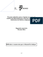 A2 Libre 2019 Caso Práctico Tipo Test Formulario Preguntas PDF