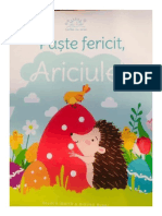 Paste Fericit Ariciule