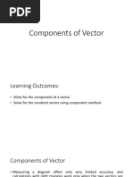 Components of Vector PDF