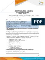 Guia de Actividades y Rúbrica de Evaluación - Tarea - 3 - Diseño Modelo de Negocio Digital