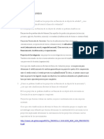 Clasificación de proyectos por objeto de estudio e inversión