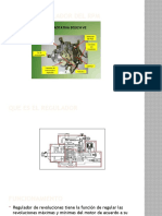 Regulador RPM motor diesel funcionamiento partes