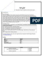 6th Grade Science Syllabus Sample