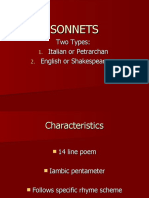 Sonnets Powerpoint