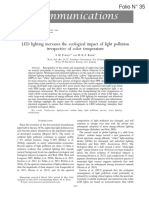 LED Lighting Increases Ecological Impact of Light Pollution Pawson y Bader PDF