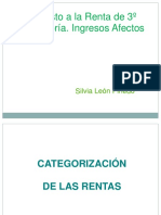 Impuesto a la Renta de 3o Categoría. Rentas Empresariales