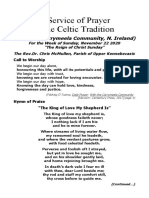Celtic Prayer Corrymeela Nov.22'20