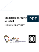 Transforming Agriculture in The Sahel Background Note French PDF