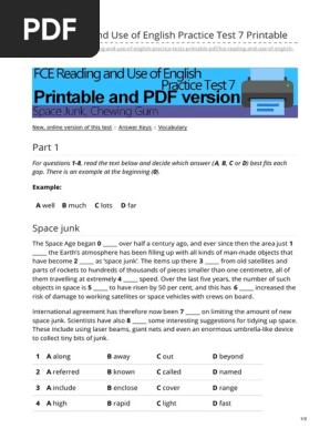 engexam.info-FCE Reading and Use of English Practice Test 7 Printable
