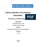 Calculo Aplicado A Los Procesos Industriales Trabajo Grupal