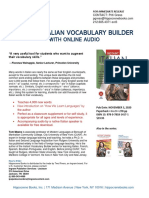 Instant Italian Vocab Builder 2020 Press Release