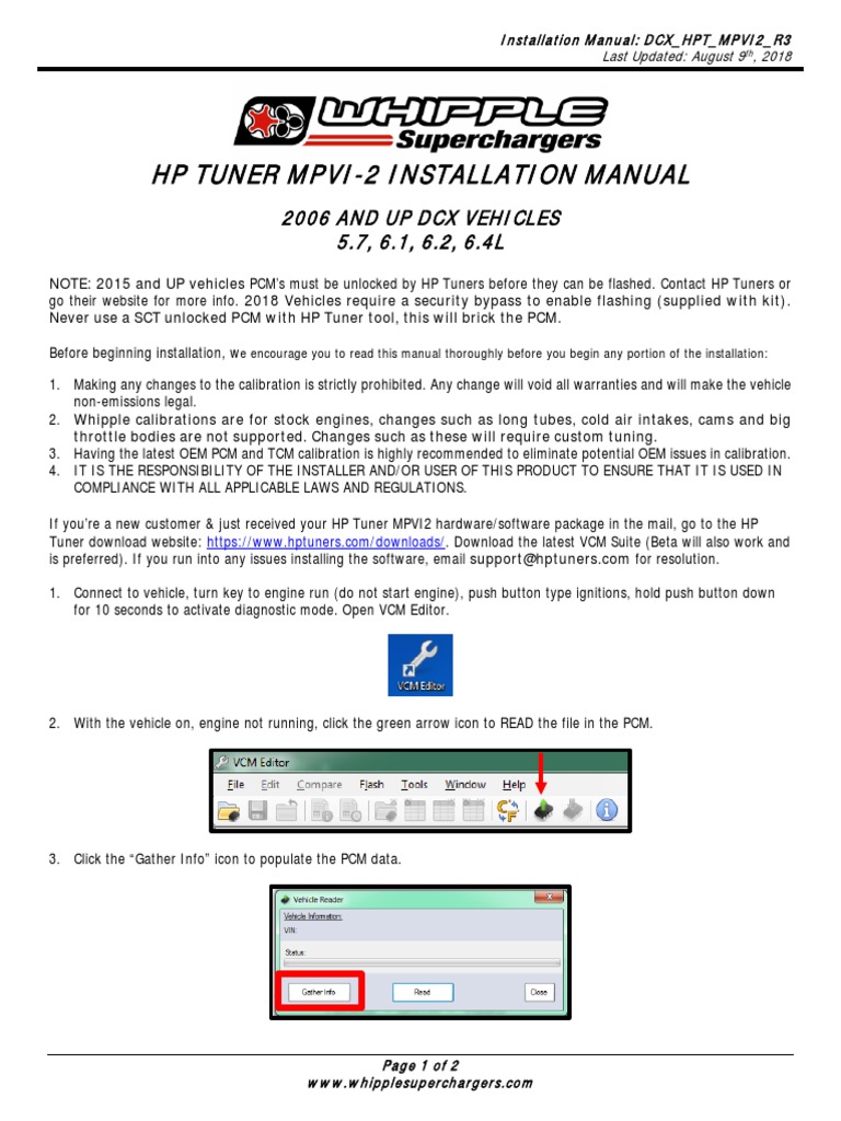 HP Tuners MPVI2 Installation Guide | PDF | Computers