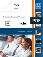 Technical Training Courses: 2020 Course Prospectus