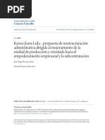 Kenzo Jeans Ltda. - Propuesta de Reestructuración Administrativa PDF