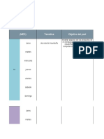 Plantilla Calendario Editorial