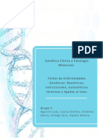 Fichas Enfermedades Genéticas - Grupo 7 PDF