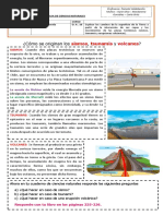 Guía Cs. Naturales O.A.16 Sismos, Tsunamis y Volcanes PDF