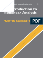 Schechter M An Introduction To Nonlinear Analysis (Cambridge 2004) PDF