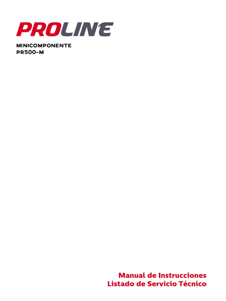 Proline Minicomponente | PDF