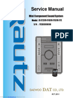 Service Manual: Mini Component Sound System