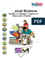 Physical Science: Quarter 2 - Module 7:light As A Wave and A Particle