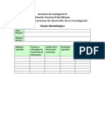 Seminario de Investigación III Cuadro Metodologico