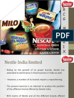 Nestle BCG Matrix