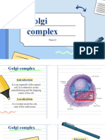 Golgi Complex Structure and Functions