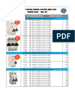 GE and Schneider price list for circuit breakers and switches in June 2020