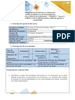 Guía de Actividades y Rúbrica de Evaluación - Tarea 3 - Los Trastornos en El Contexto Social y Las Redes de Apoyo PDF