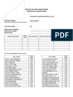 PSU FORM 101 Revised 202 (NOTICE OF NEW DEDDUCTION)